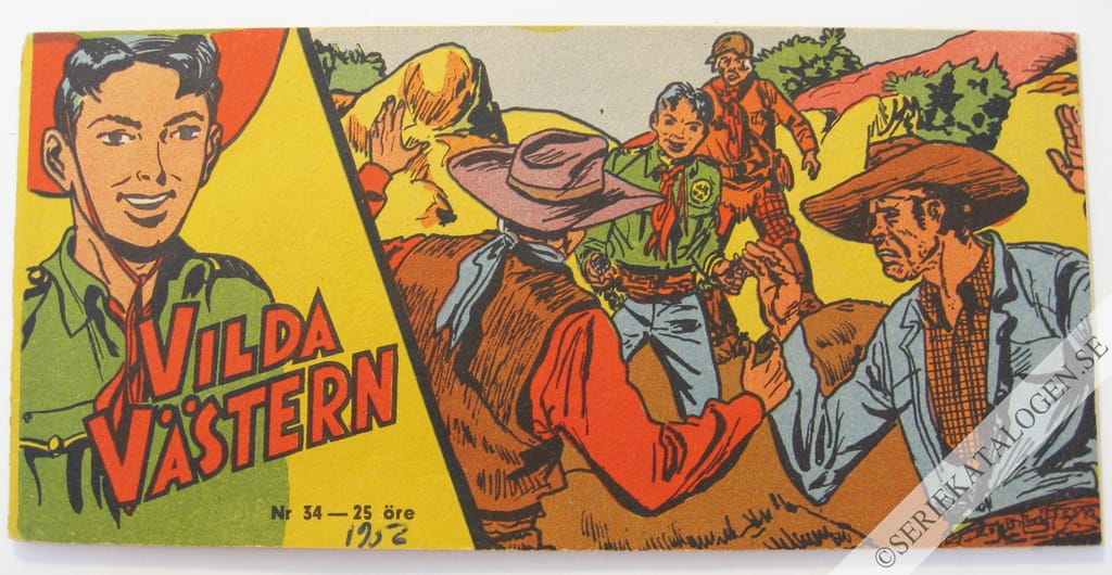 Framsida på Vilda Västern #34 (1956)