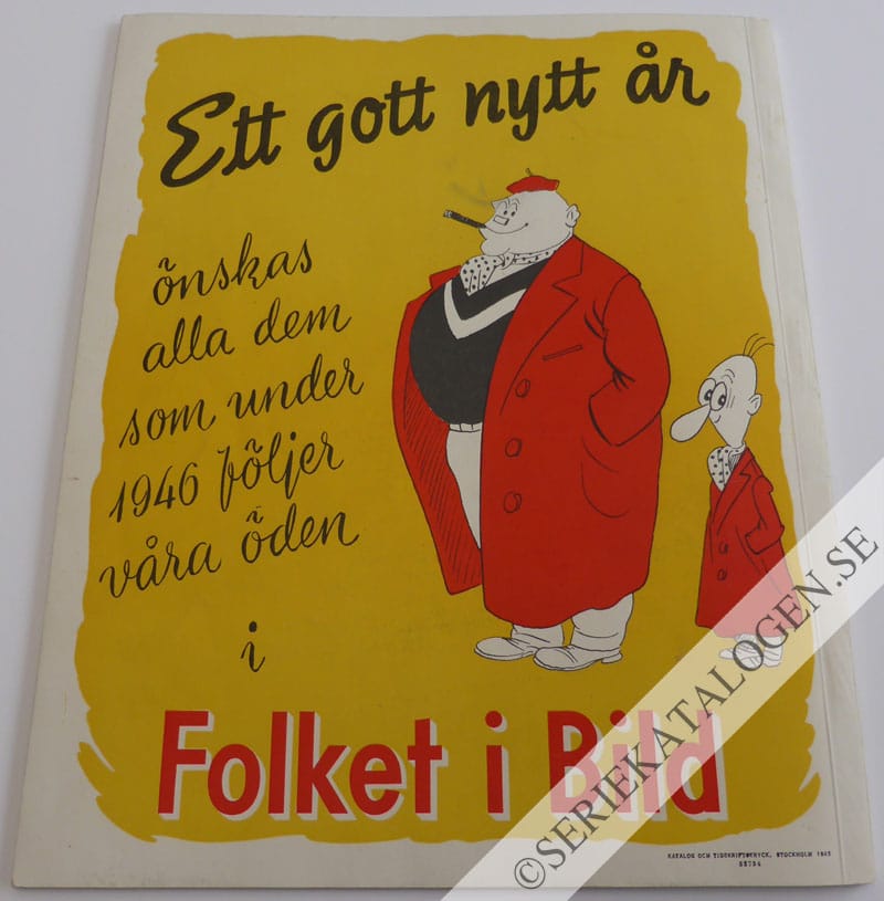 Baksida på Julalbum av Rit-Ola (1945)