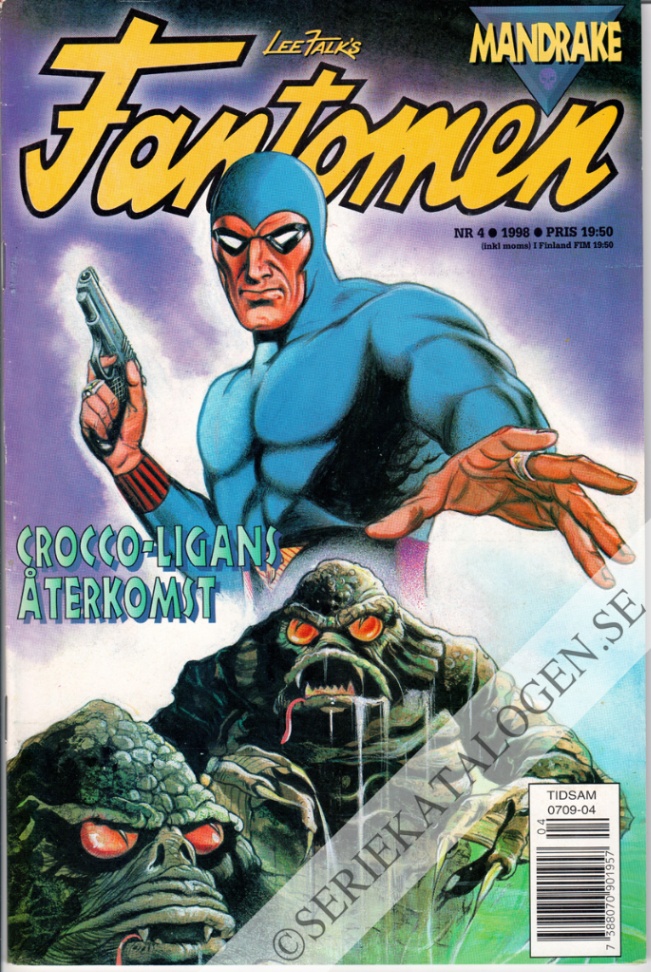 Framsida på Fantomen #4 (1998)