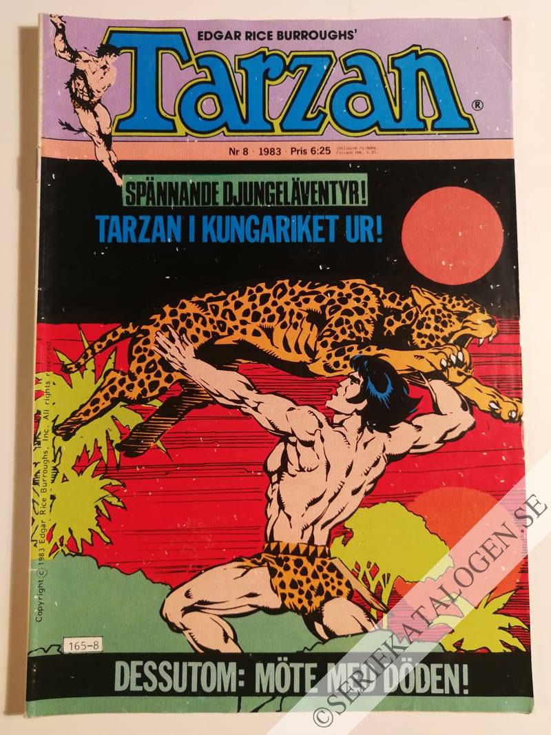 Framsida på Tarzan #8 (1983)
