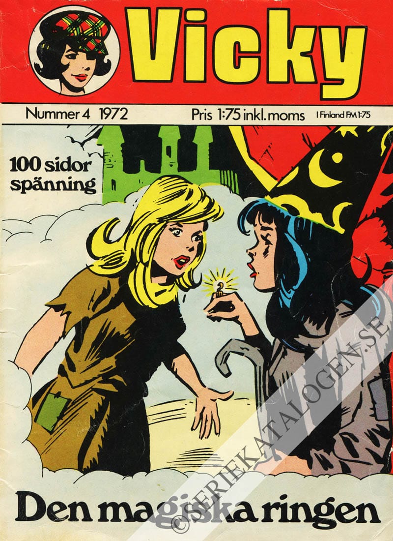Framsida på Vicky #4 (1972)