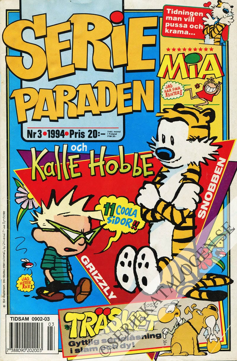 Framsida på Serie-paraden #3 (1994)