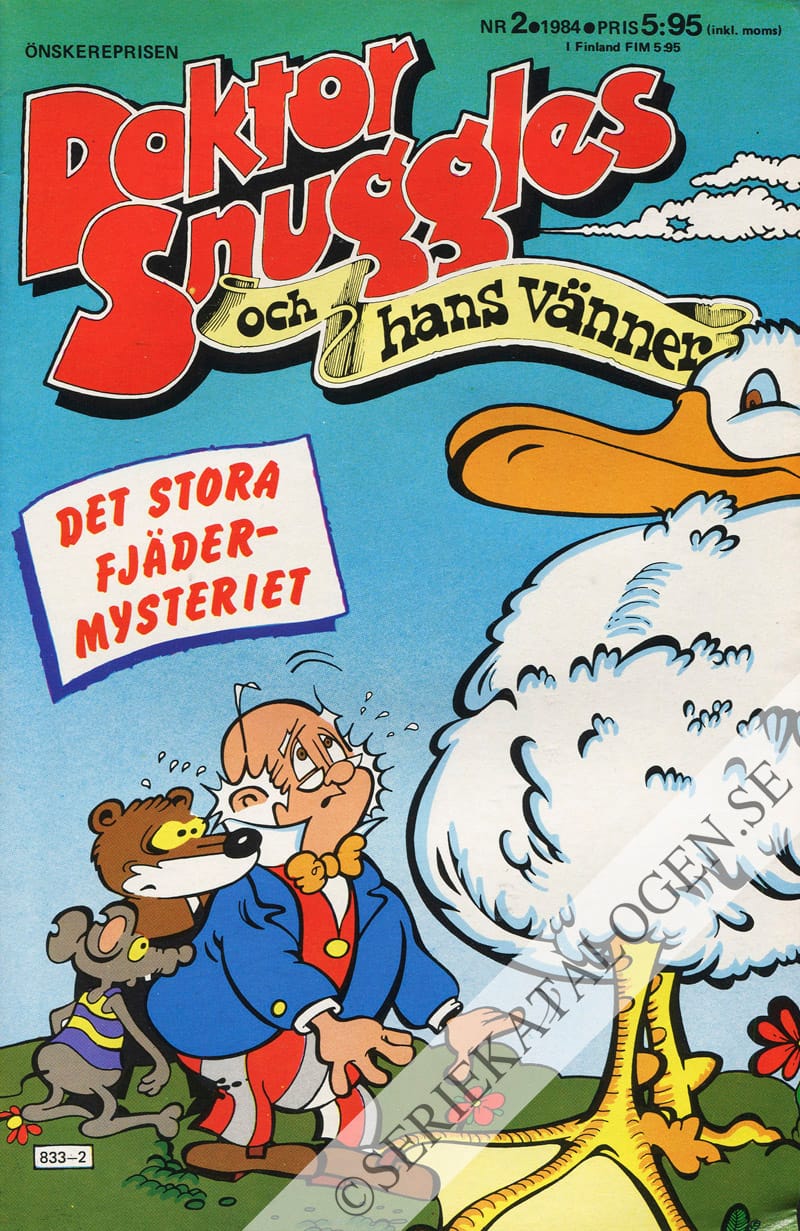 Framsida på Doktor Snuggles och hans vänner #2 (1984)