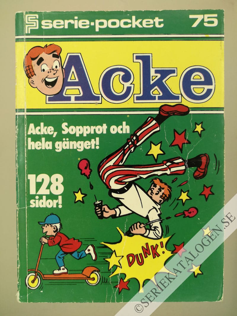Framsida på Seriepocket #75 - Acke (1979)