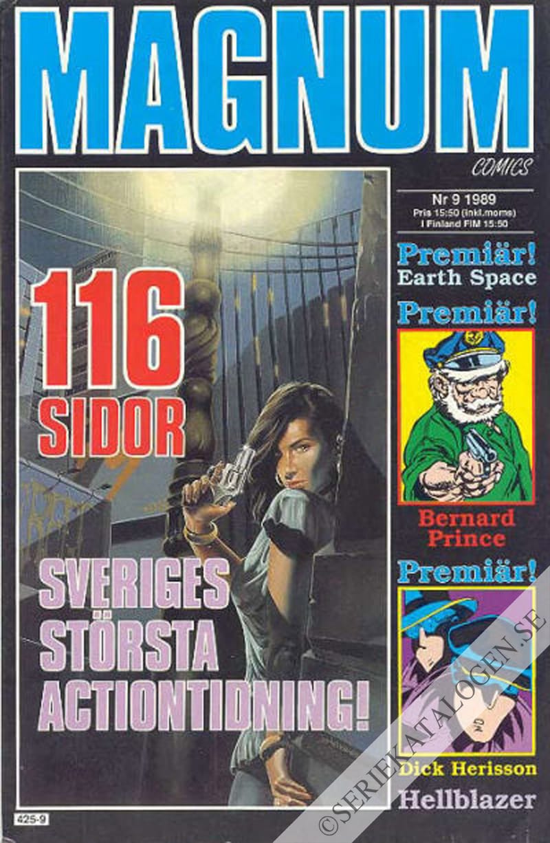 Framsida på Magnum comics #9 (1989)