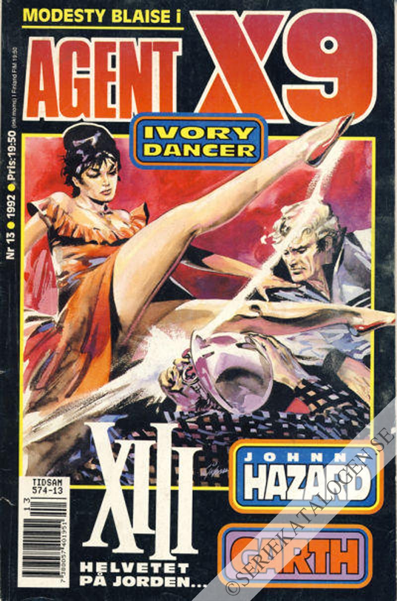 Framsida på Agent X9 #13 (1992)