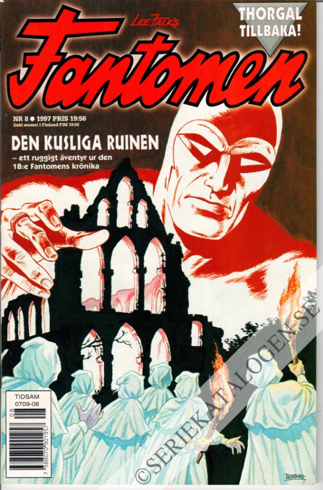 Framsida på Fantomen #8 (1997)