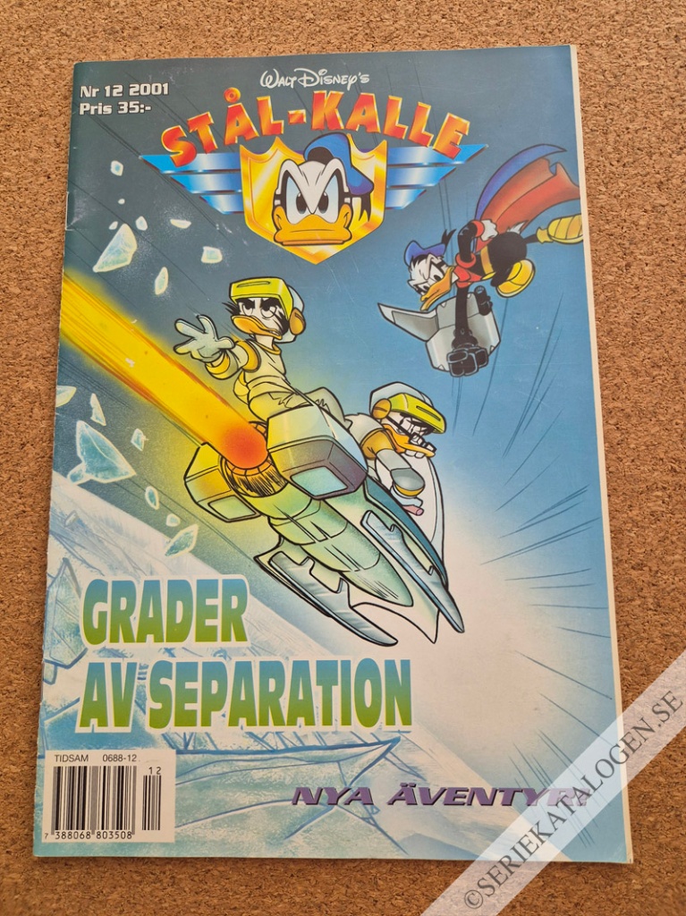 Framsida på Stål-Kalle #12 - Grader av separation (2001)
