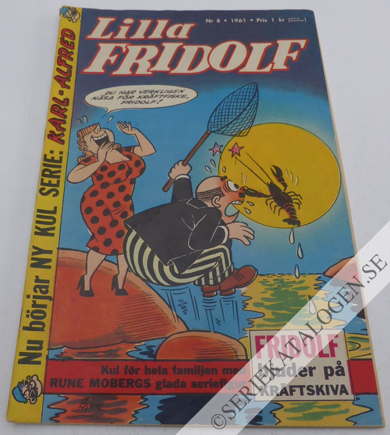 Framsida på Lilla Fridolf #8 (1961)
