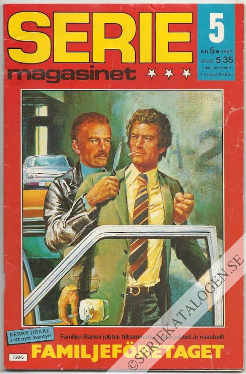 Framsida på Seriemagasinet #5 (1982)
