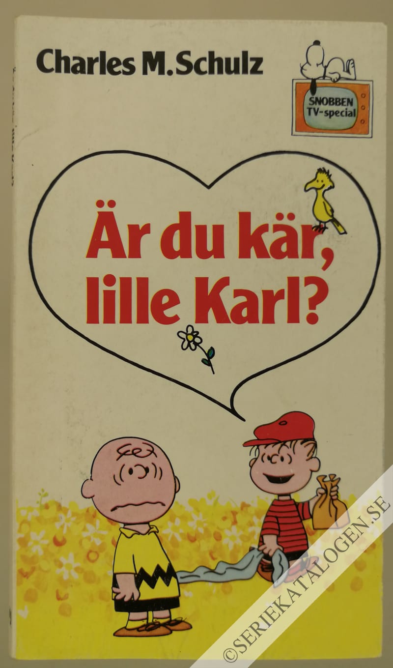 Framsida på Snobben TV-special Är du kär, lille Karl? (1980)
