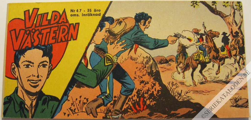 Framsida på Vilda Västern #47 (1962)