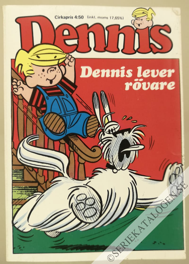 Framsida på Dennis Dennis lever rövare (1971)