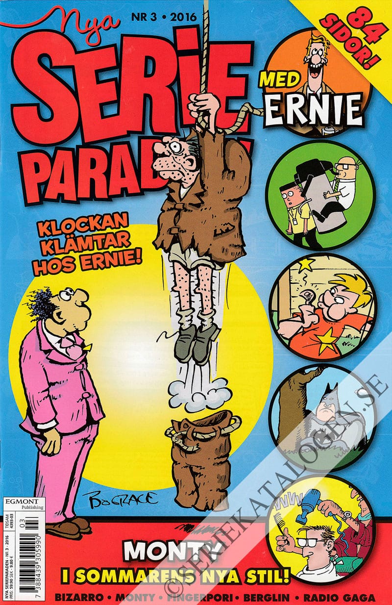 Framsida på Nya Serieparaden #3 (2016)