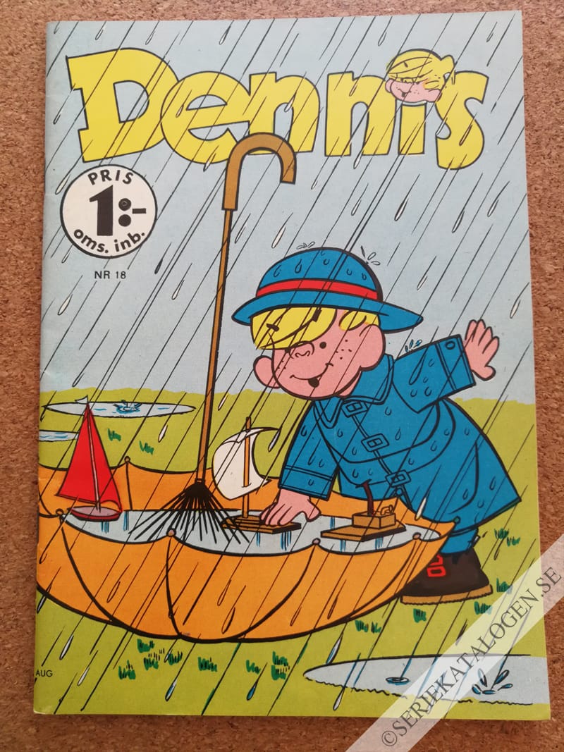 Framsida på Dennis #18 (1967)