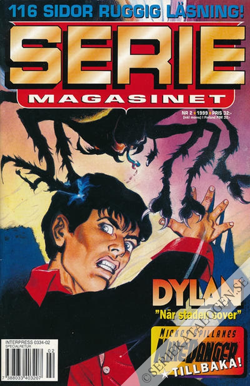 Framsida på Seriemagasinet #2 (1999)
