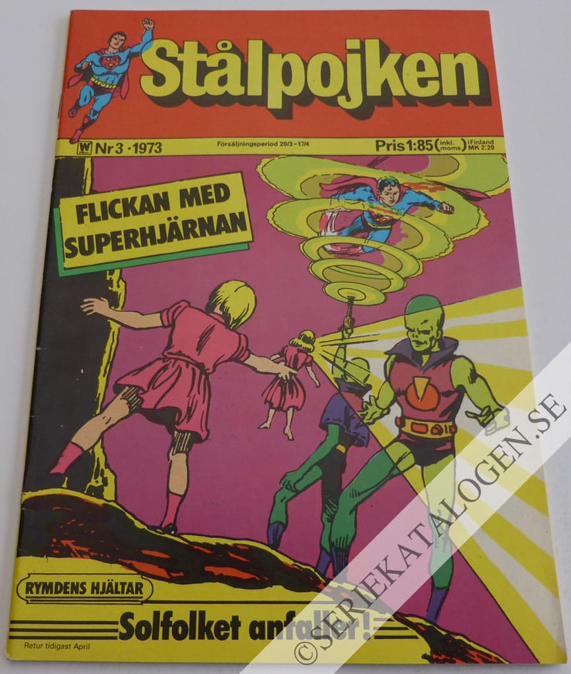 Framsida på Stålpojken #3 (1973)