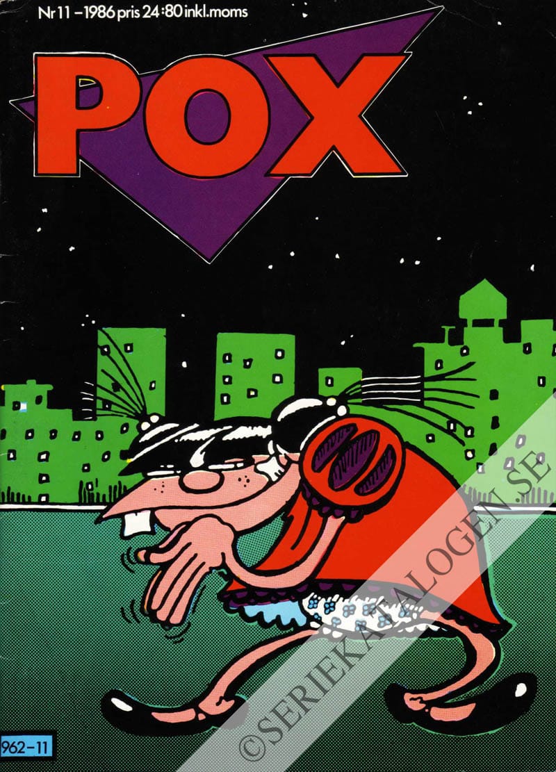 Framsida på Pox #11 (1986)