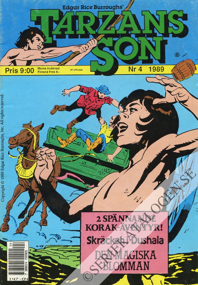 Framsida på Tarzans son #4 (1989)
