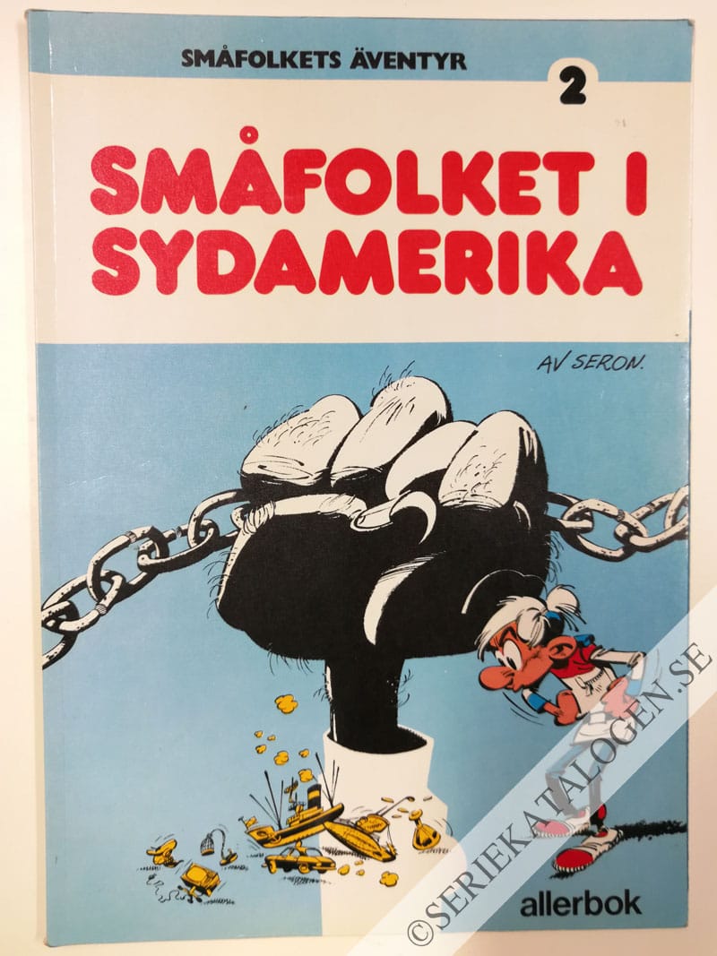 Framsida på Småfolkets äventyr Småfolket i Sydamerika (1979)