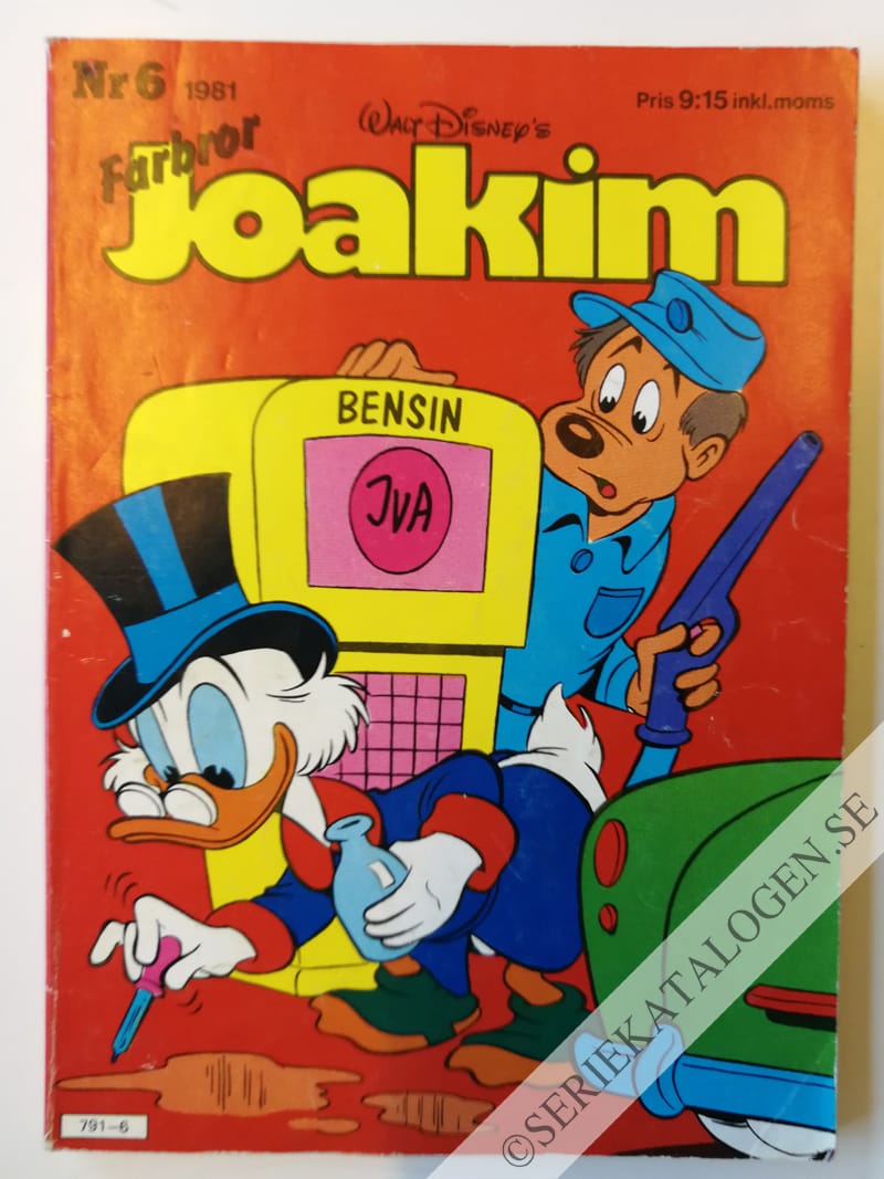 Framsida på Joakim #6 (1981)