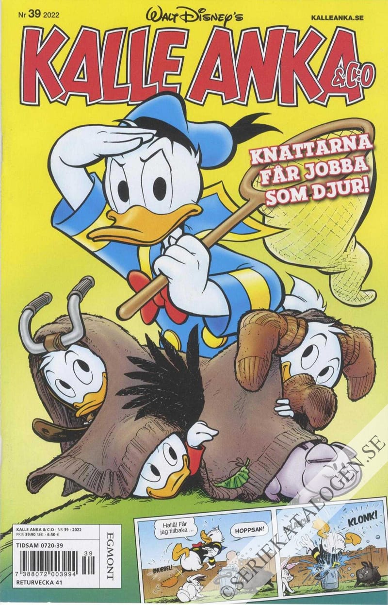 Framsida på Kalle Anka & C:o #39 (2022)