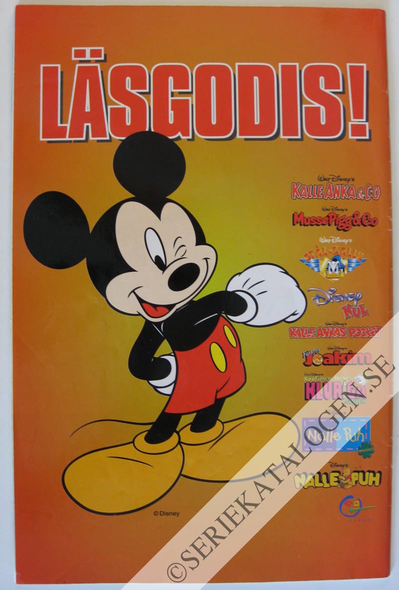 Baksida på Den heliga kristallens splitter (2000)