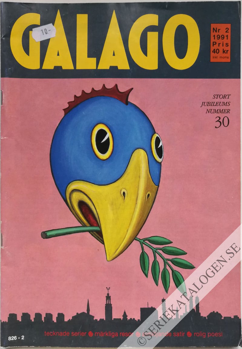Framsida på Galago #2 (1991)