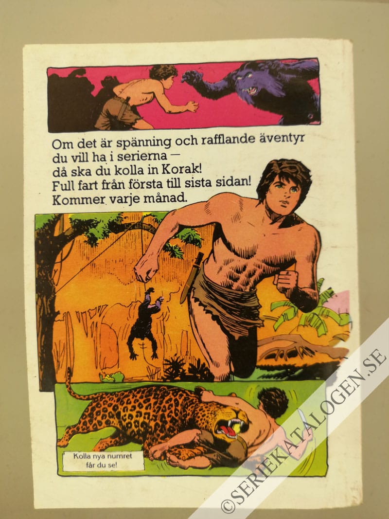Baksida på Hemligt vapen (1980)