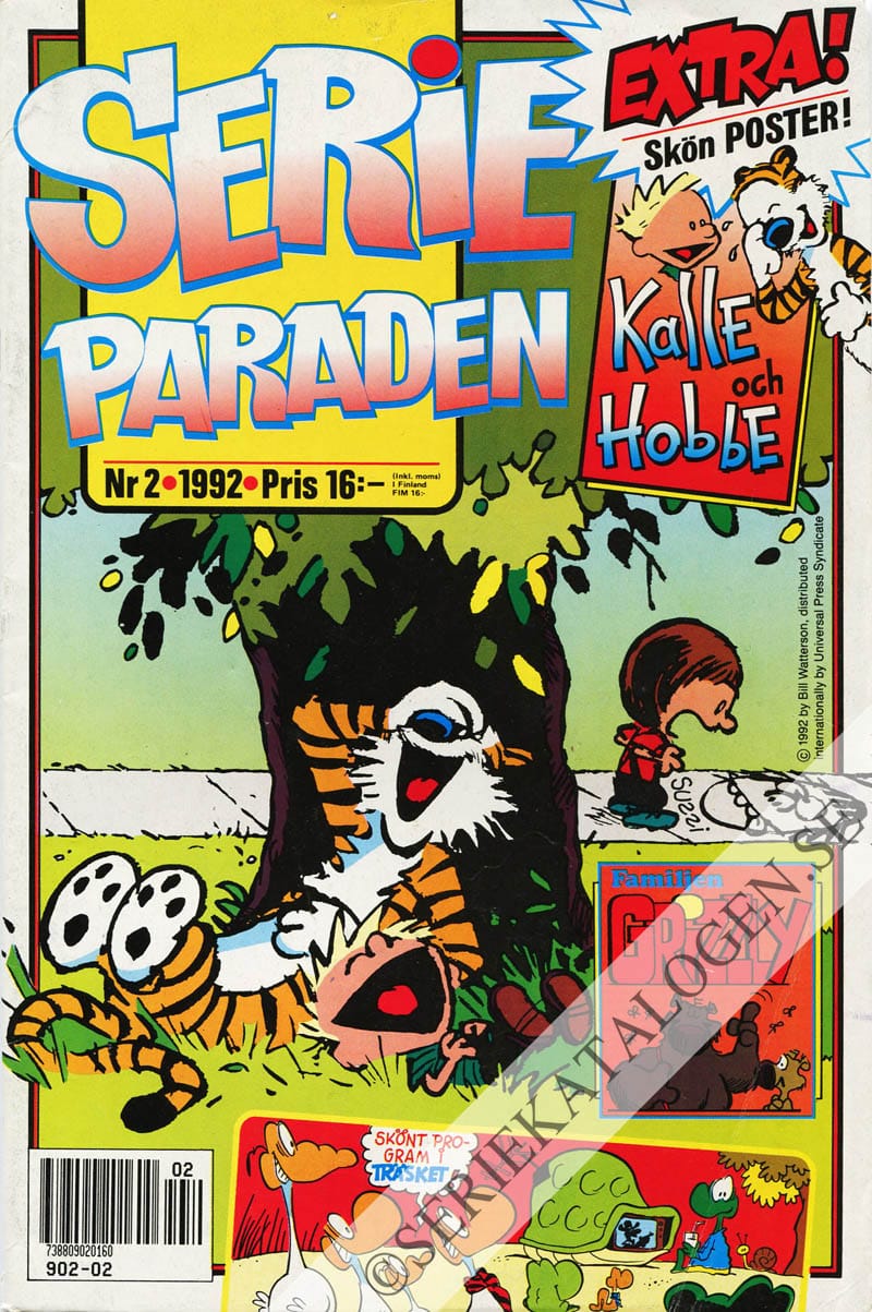 Framsida på Serie-paraden #2 (1992)
