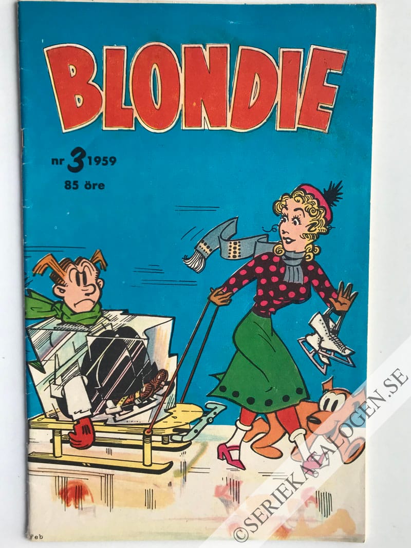 Framsida på Blondie #3 (1959)