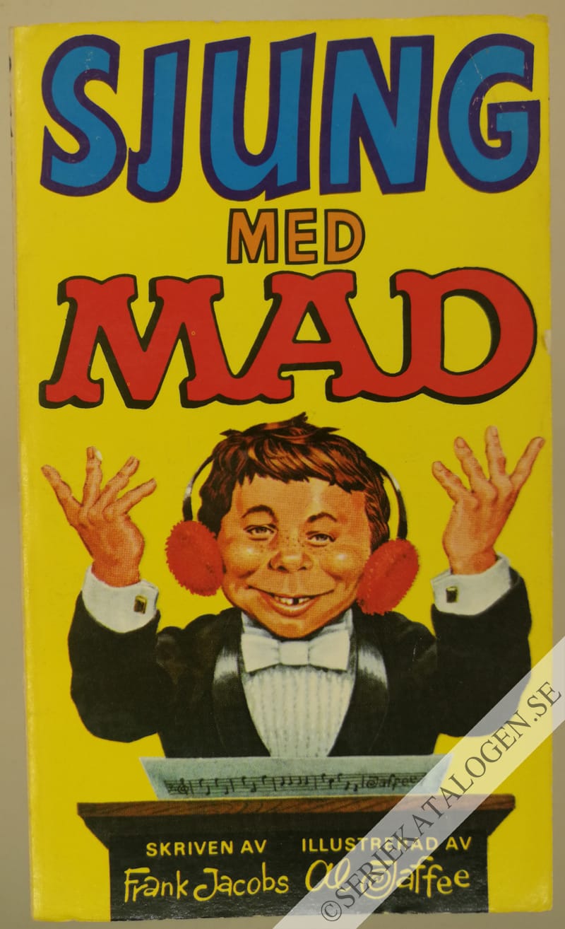 Framsida på MAD-pocket Sjung med Mad (1970)