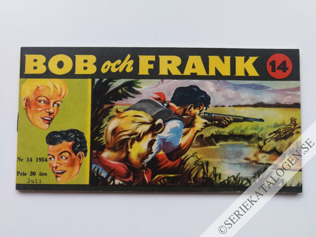 Framsida på Bob och Frank #14 (1954)
