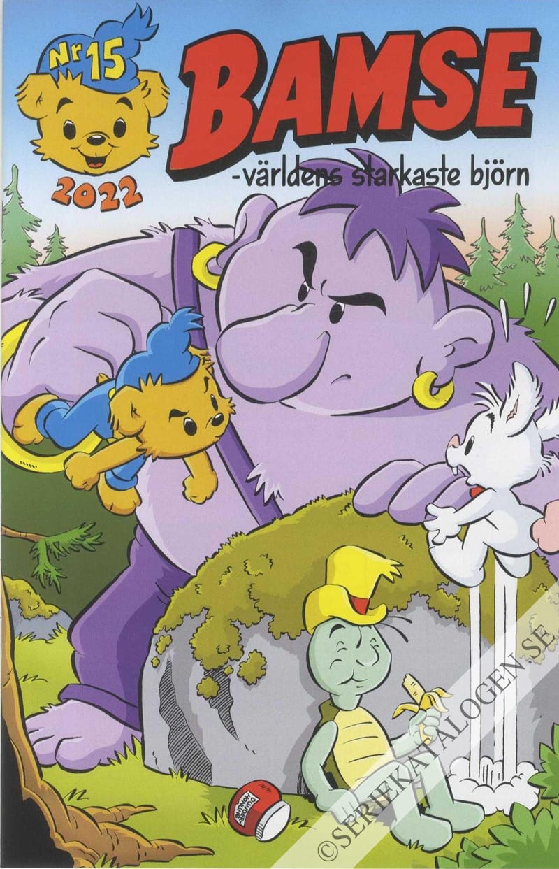 Framsida på Bamse #15 (2022)