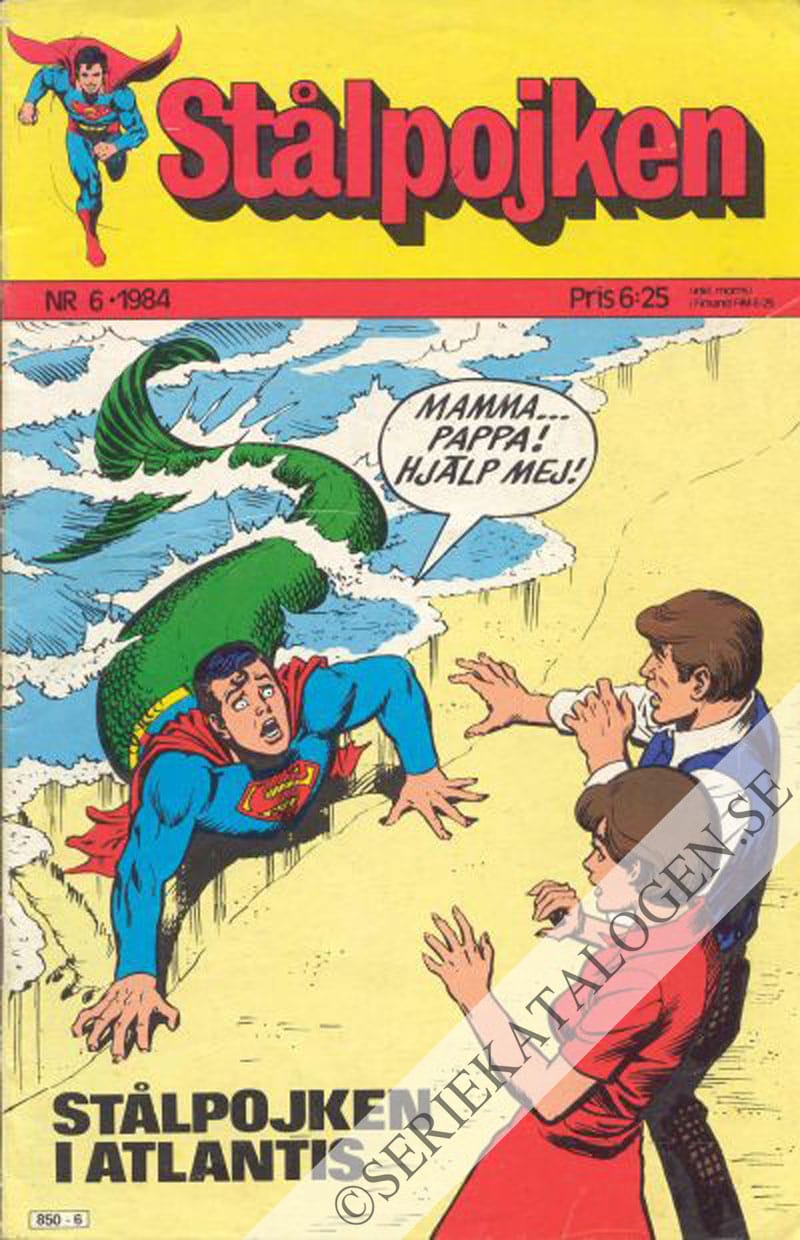 Framsida på Stålpojken #6 (1984)