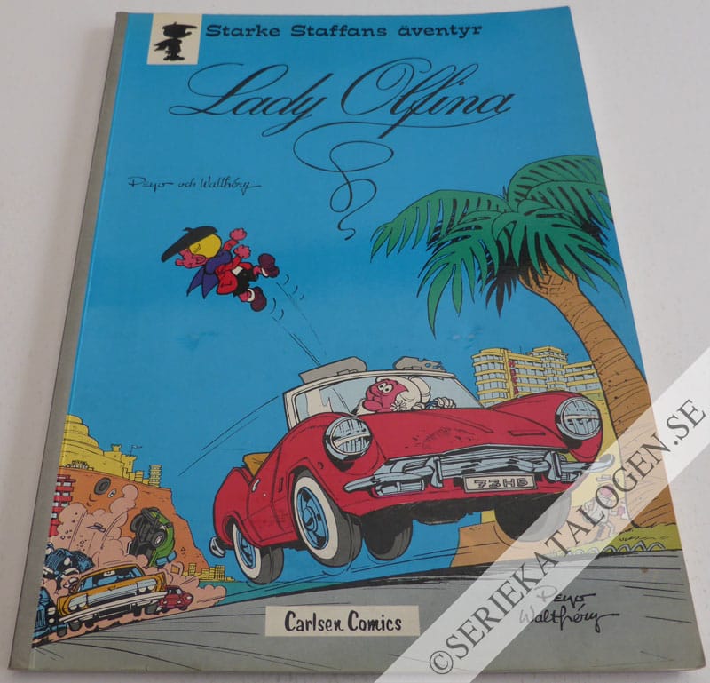 Framsida på Starke Staffans äventyr Lady Olfina (1978)