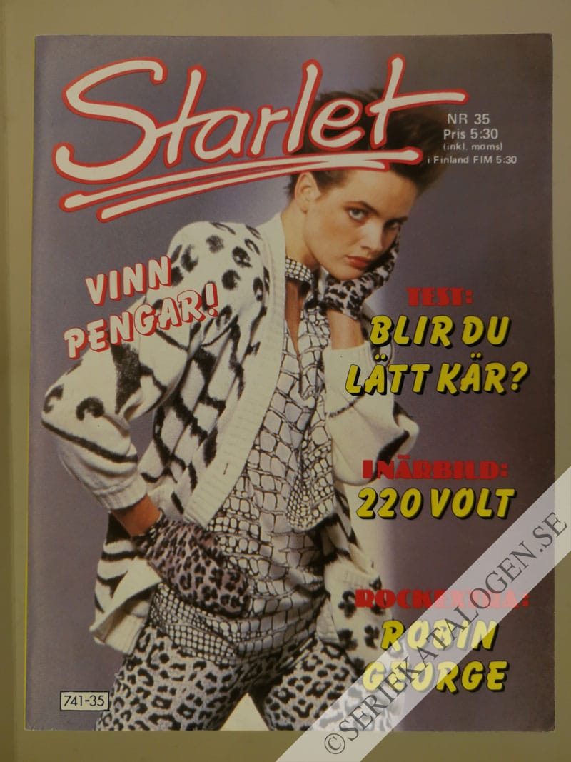 Framsida på Starlet #35 (1985)