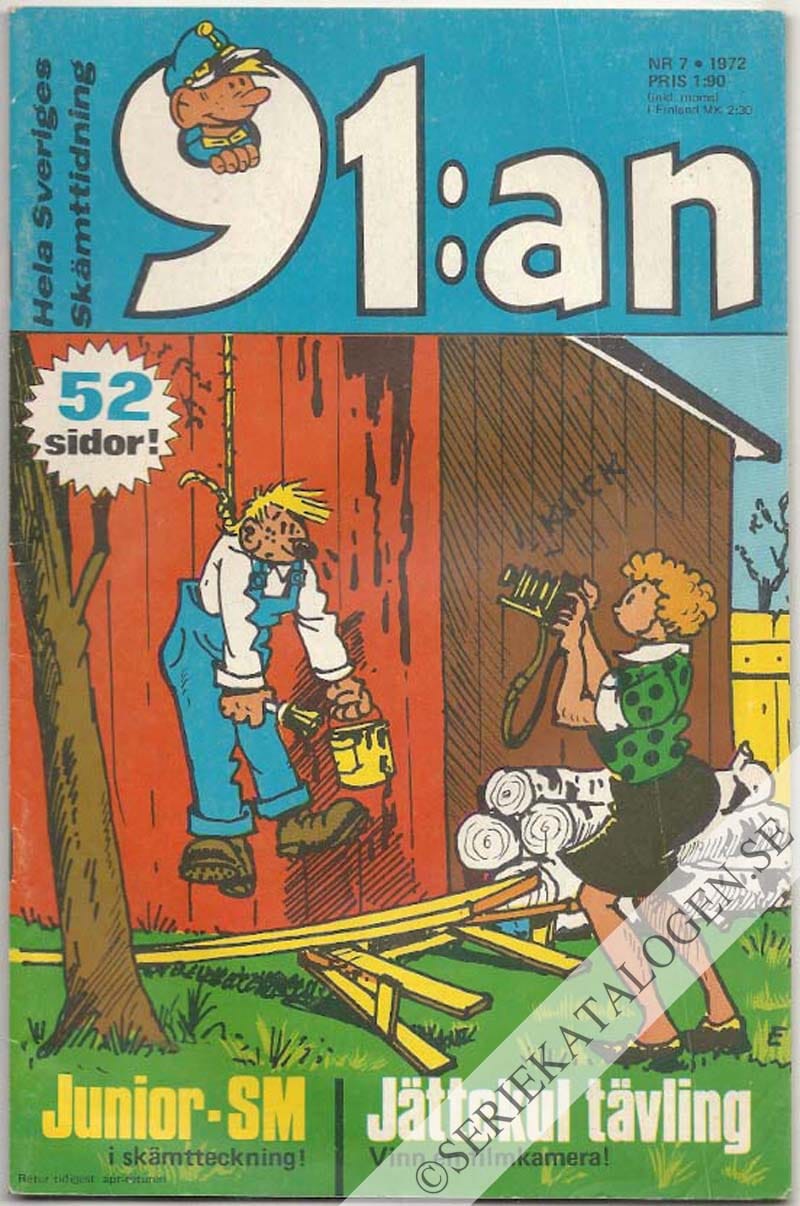 Framsida på 91:an #7 (1972)