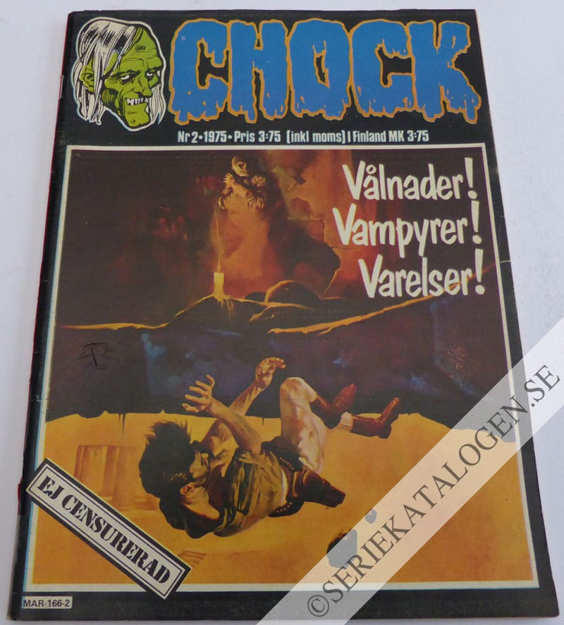 Framsida på Chock #2 (1975)