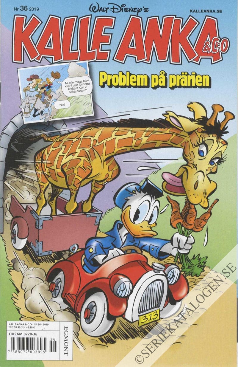 Framsida på Kalle Anka & C:o #36 (2019)