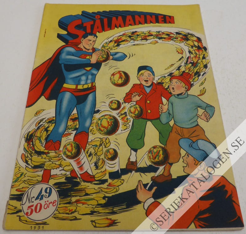Framsida på Stålmannen #49 (1951)