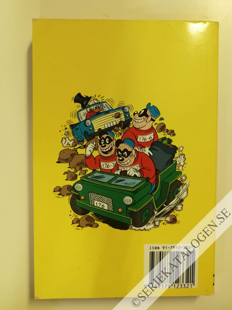 Baksida på Se upp för snyltgäster, Kalle! (1991)