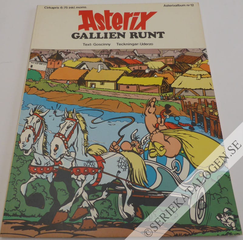 Framsida på Asterix Gallien runt (1973)