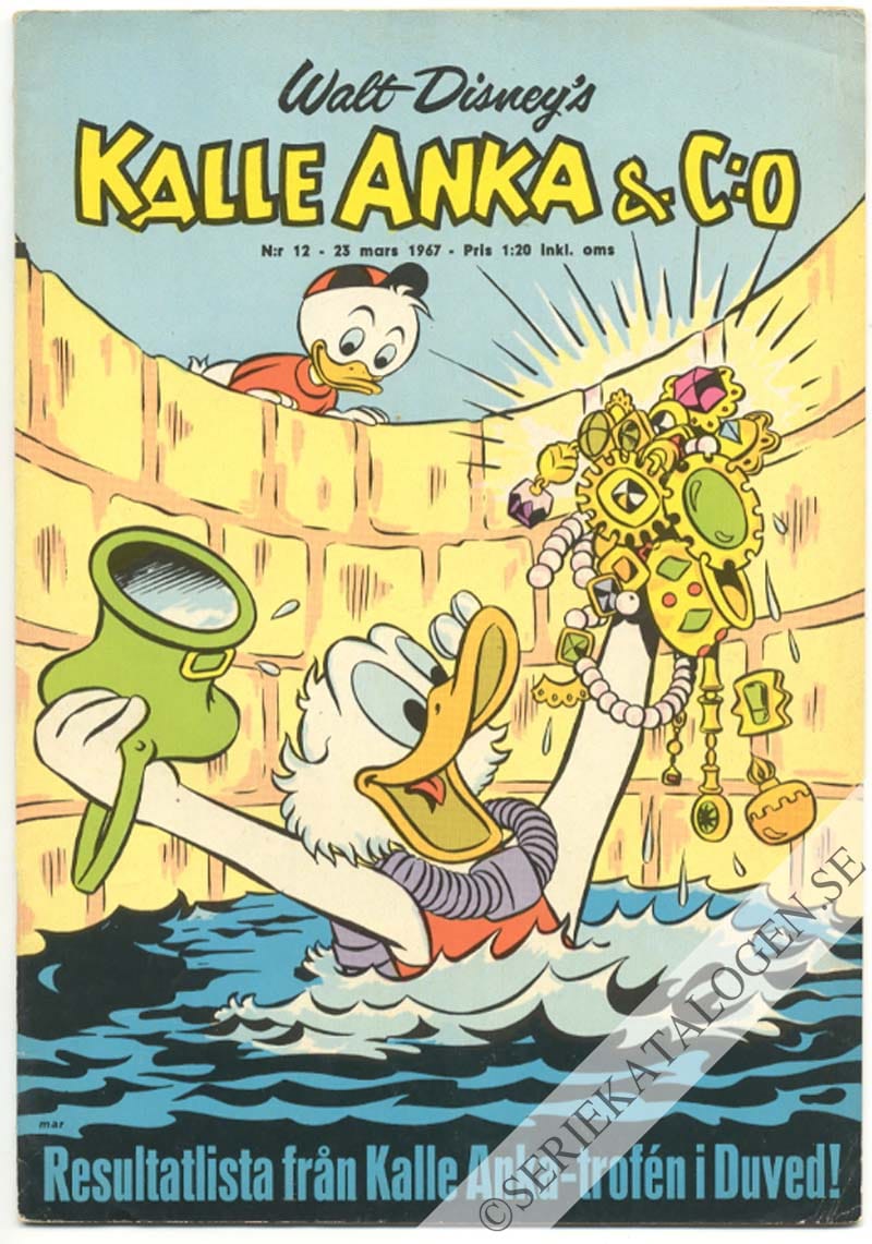Framsida på Kalle Anka & C:o #12 (1967)