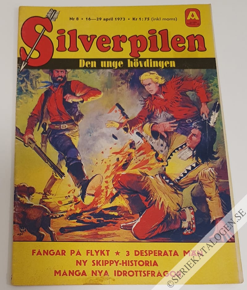 Framsida på Silverpilen #8 (1973)