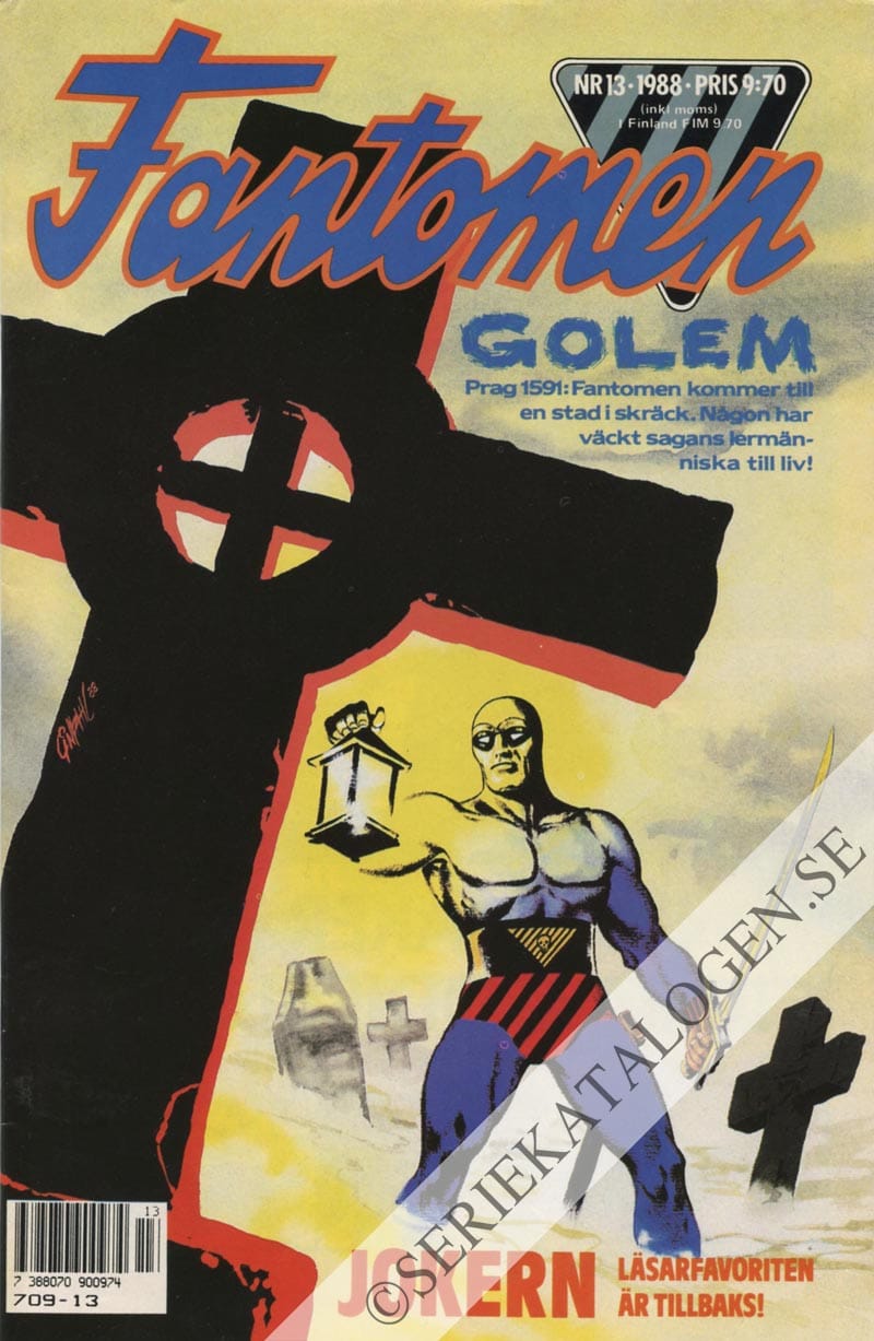 Framsida på Fantomen #13 (1988)