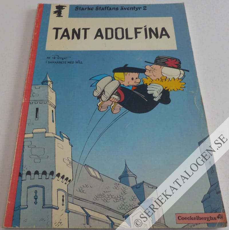 Framsida på Starke Staffans äventyr Tant Adolfina (1973)