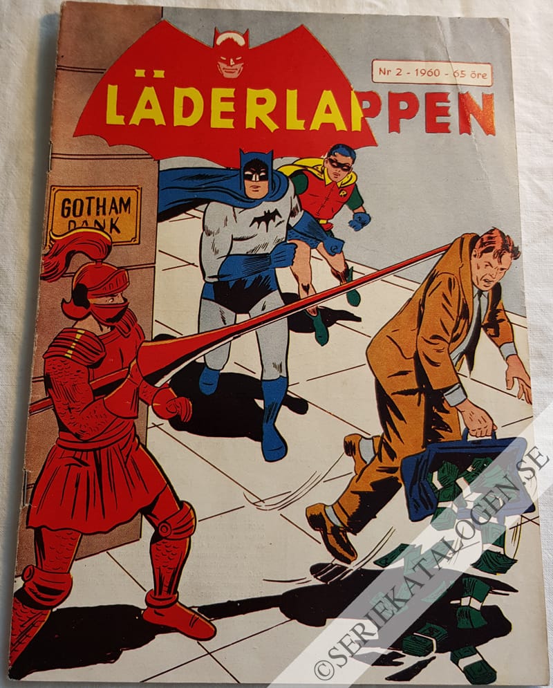 Framsida på Läderlappen och Robin #2 (1960)