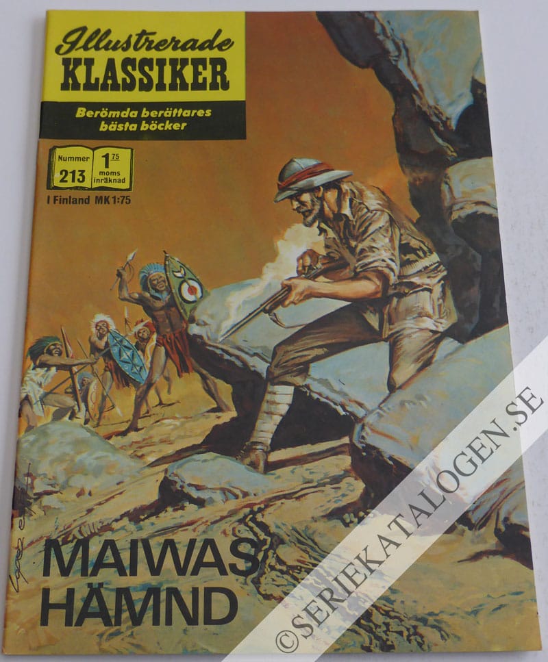 Framsida på Illustrerade Klassiker #213 - Maiwas hänmd (1972)