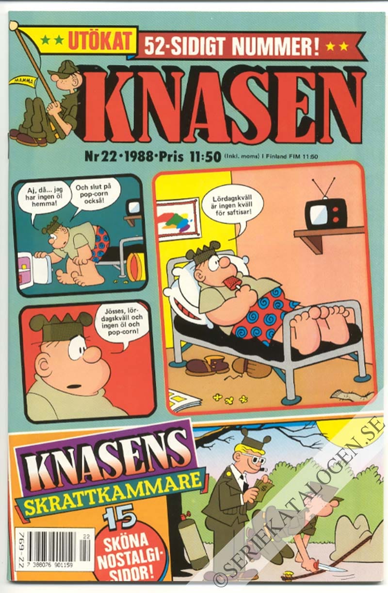 Framsida på Knasen #22 (1988)